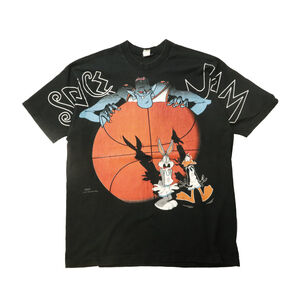 Vintage 90s Space Jam Looney Tunes Graphic T-Shirt Size XL